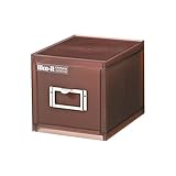 吉川国工業所 小物入れ 引き出し ライフモデュール A6ファイルユニット（深） Br ブラウン LM-70