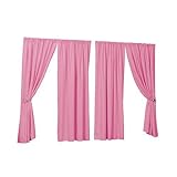 Sweet Dreams Twill Window Panel - Bright Pink (63 inches) by Sweet Dreams [並行輸入品]