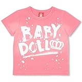 ベビードール ペイントロゴTシャツ 子供服 80cm ローズピンク