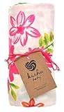 kishu baby Pink Blossom Muslin Swaddle Blanket Multicolor One Size [並行輸入品]