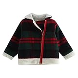 Domybest 子供コート 長袖ジャケット 子供服 ベビー服 女の子 男の子 秋 冬 格子パターン 暖かく保つ 大晦日 七五三 新年会 誕生日 記念日 お祝い ギフト 旅行 パーティー