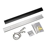 福井金属工芸ピクチャー レールRAILSUNCOLORS Bセット 木目調ブラック 100cm RC100B-4