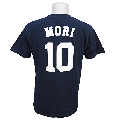 Majestic(マジェスティック) 埼玉西武ライオンズ グッズ 森友哉 プレイヤーズ Tシャツ (ネイビー) - L