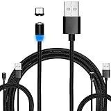 Goods Land 【 4点 セット 】 最大 2.4A マグネット USB 充電ケーブル 急速充電 スマホ スマートフォン 充電 ケーブル コード 【 1m 1本 + 2m 2本 + Type-C 】 GD-MCBL-4SET-C122-TYPC