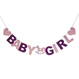Myoffice　出産祝い　ベビーシャワー用　パーティ　デコレーション　壁飾り　"Baby Girl "　1本
