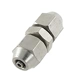 uxcell ワンタッチ継手　クイックカプラー チューブコネクター 継手 4x6mm シルバートーン メタル製