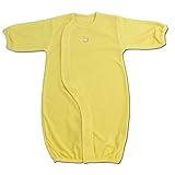 AnnaNicola(アンナニコラ)新生児シンカーパイル2WAYドレス・日本製 60cm パウダーイエロー