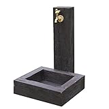 旭興進 FRP軽量樹脂水栓セット 枕木調 AKS57115/57085 エクステリア