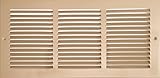 20"w X 6"h Steel Return Air Grilles - Sidewall and Cieling - HVAC DUCT COVER - Brown [並行輸入品]