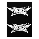 ベビーメタル Babymetal クリスタルステッカー 防水シール スーツケースステッカー バイクステッカー 自転車 スケートボード 車飾り 車の窓や DIYステッカー アニメ キャラクター ノート 日記 手帳飾り カーステッカー プレゼント 贈り物
