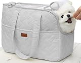 Okiki 猫 犬 ペットキャリーバッグ 【 新色登場・女性用ハンドバッグ 】 子犬 小型犬 キャリー バッグ 折りたたみ トートバッグ ペットバッグ お出かけバッグ 小型犬 飛び出し防止 防災 病院 軽量 車 避難