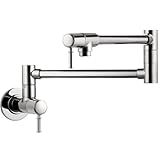 Hansgrohe 04218 Talis C壁マウントdouble-jointedポットフィラー – Includes Lifeti、 M 04218000 1