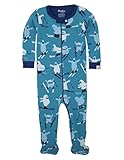 Hatley ハットレイ 男の子 スキーモンスター 足つきカバーオール・パジャマ 80~85cm、18-24M(79-84cm) マルチカラー 綿100% DR5MOMO330