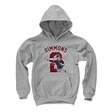 500レベルのAndrelton Simmons Kids Youth Hoodie – Los Angeles野球ファンギアの公式ライセンスMLB Players Association – And