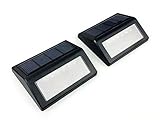 ソーラーライト 【KuGi】【2個セット】 6 LED 太陽エネルギー 発電 センサーライト 防水 壁掛け ライト ワイヤレス 明暗センサー 屋外照明 軒先 庭先 屋根 軒下 駐車場 玄関周りなど対応