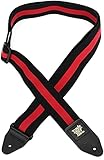 【正規品】 ERNIE BALL 5329 ギターストラップ STRETCH COMFORT RACER RED STRAP ストレッチ・コンフォート レーサー・レッド Free Size