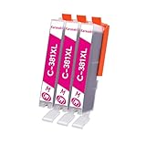 BCI-381XL BCI-380XL 互換インク キヤノン(canon)用 BCI-381XL/380XL BCI-381XLM マゼンタ3個 対応機種:PIXUS TS6130 TS6230 TS6330 TS7430 TS7330 TR7530 TR8530 TR8630 TR9530 TR703 TS8130 TS8230 TS8330 TS8430 【残量表示対応/個包装/大容量】