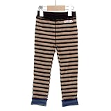 クリフメイヤー キッズ フワフワボーダースパッツ 100 ベージュ 1426505K