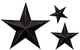 メタルスター ウォールアート3点セット 24インチ/18インチ/12インチ