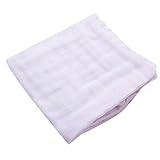 Domybest　ガーゼハンカチ　ベビー　6重ガーゼ　30 X 30cm　タオル　柔らかい　ベビーハンカチ　赤ちゃん　沐浴 授乳 出産お祝い (ピンク)