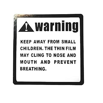 Amazon 窒息防止ワーニングシール 500枚入りロール Keep Away From Small Children Warning Tape Amazon輸出やfba Ebayなど 出荷時にビニールや袋に貼る警告シールです 安全標識 産業 研究開発用品 通販