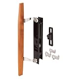 Prime-Line Products C 1124 Sliding Door Handle Set with Mid Body Hook, Black Diecast by Prime-Line P