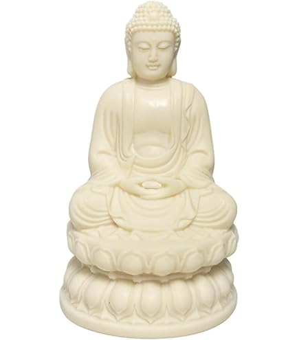 Amazon｜Yuzhiye 釈迦如来 仏像 置物 お釈迦様 座像 如来像 オブジェ
