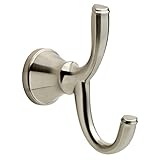 デルタLorain 2-hookつや消しニッケルローブフックモデル# 71635-bn