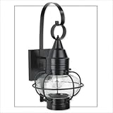 Norwell照明1513 SmallアウトドアOneライトクラシックオニオン壁マウント 1513-BL-CL 1