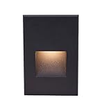 WAC Lighting WL-LED200F-RD-BK 277V Vertical Step Light with Red [並行輸入品]