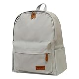 (モコベビー) MOKO BABY 【 シンプル ワンポイント ロゴ ８色から選べる バックパック 】 ベーシック おしゃれ キャンバス 大容量 A4サイズ PC 収納可 男女兼用 マザーズバッグにも