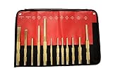 Mayhew Tools 67012 12 Piece Brass Punch & Scraper Set [並行輸入品]