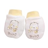 Tonsee 新生児用ミトン ベビー かきむしり防止用手袋 指なし 大人気 可愛い 赤ちゃん用 手袋
