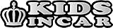 KIDS IN CARマグネット（シルバー）