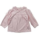 《秋冬春対応》(日本製) Pample Mousse(パンプルムース) 天竺衿付き長袖ブラウス 70cm/PK NO.DP-73250