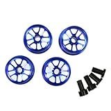 イーグル模型 ミニ四駆用 デュアル5スポークホイール #MINI4-W021-BL