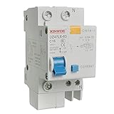 Aopin 250V ミニチュアサーキットブレーカスイッチ 2P低電圧遮断器 ブレーカーボックス ブレーカソーラーエネルギースイッチ（16A）、1個