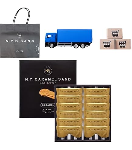 Amazon.co.jp: N.Y. キャラメルサンド 東京限定 ギフト 【 熨斗 対応