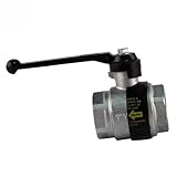 1 " BSP EuropeanスレッドCaleffi 3230 Ballstopボールバルブwithチェック逆流防止バルブ