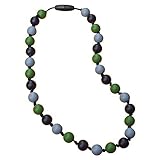 Munchables Boys' Chewable Necklace- Camo (Black/Grey/Green) [並行輸入品]