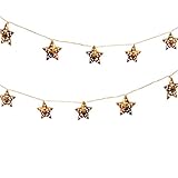 ACRAFTクリスマスデコレーションTwinkle Star文字列ライト寝室の女の子ギフト10 LED 7.1 Ftホーム装飾ライトベビーシャワーウェディングTeen Tee Pee