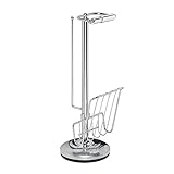 Nullトイレキャディwith Magazine Rack inクローム – 2pc