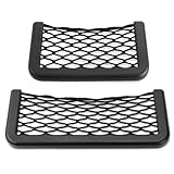2個入り 車用 収納ポケット 20cm x 8cm+15cm*8cm 車用ネットポケット 小物入れ シートバックポケット メッシュポケット ネットポケット 収納ネット 簡単に貼り付け 耐久重 車載ポケット カー収納 小物入れ 収納 ホルダー 汎用 (2個入り 20cm*8cm+15cm*8cm)