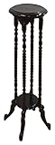 マホガニー製 プランタースタンド ブラウン MGPS-W32 BR