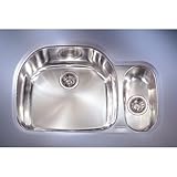 Franke PRX 160-lh Prestige 31 – 1 / 8 " x 20 – 4 / 9 "ダブルBasinアンダーマウント18ゲージSt、 PRX160LH