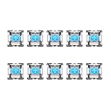 10 個オリジナルメカニカルキーボードスイッチシャフトスイッチブルーメカニカルコンピュータキーボードキーホルダー脚ブラケットキャッププラー PC ラップトップゲームスケート足側