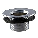 ウエストブラスwb79338socpz-f 1 – 3 / 8インチ亜鉛Bath Drainボディfor 3 / 8インチステム、ポリッシュクローム