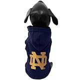 NCAA Notre Dame Fighting Irish綿フード付き犬スウェットシャツ