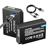 ENEGON LP-E17 LP E17 交換用Type-C 直接充電ポートバッテリー 2個 1500mAh Canon Rebel SL2 SL3 T6i T6s T7i T8i EOS R50 RP R10 R8 M3 M5 M6 EOS 200D 250D 77D 750D 760D 800D 8000D 9000D デジタル一眼レフカメラ用