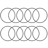 uxcell Oリング オーリング ゴムパッキン シーリングガスケット ニトリル ゴム製外径105mm内径100.2mm幅2.4mm メトリック 10個入り